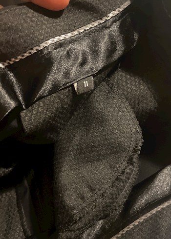 Düğmeli Siyah Erkek Takım Elbise - Görsel 6