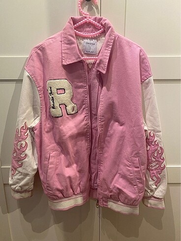 Bershka pembe ceket