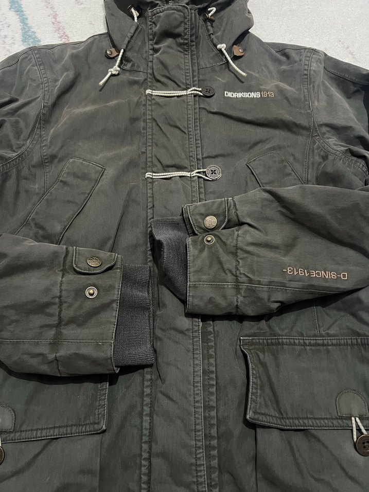 Didriksons İsveç Vintage Kadın Parka Kaban M - Görsel 5