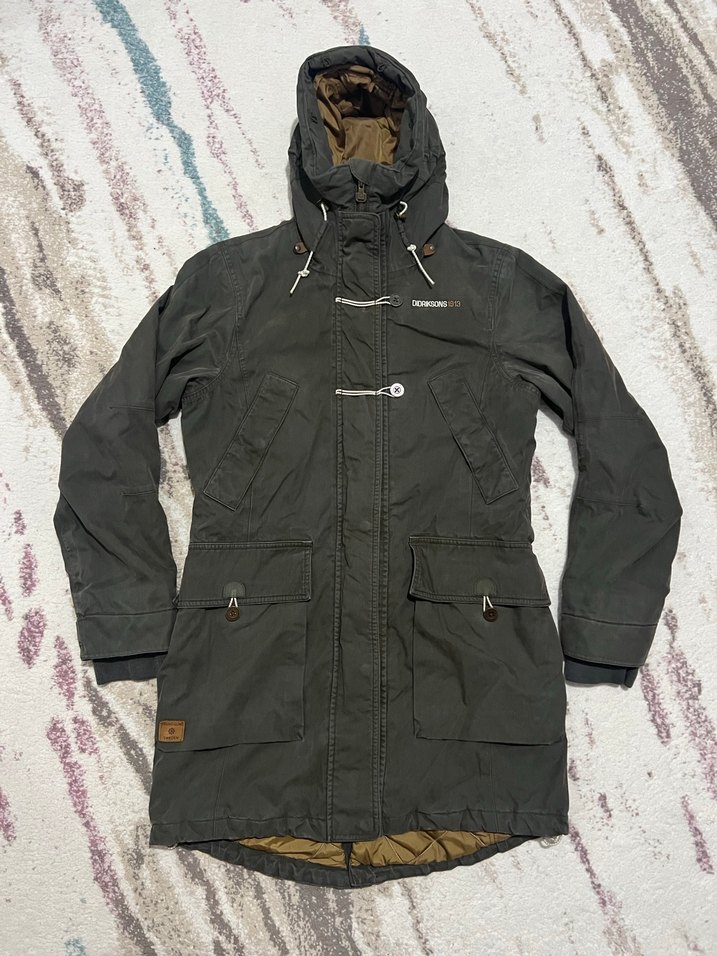 Didriksons İsveç Vintage Kadın Parka Kaban M - Görsel 2