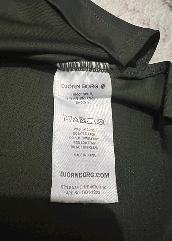 m Beden haki Renk Bjorn Borg Erkek Tenis T-Shirt M