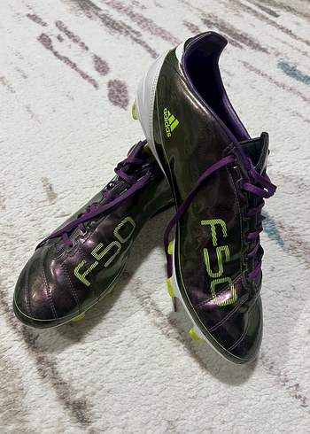 Adidas F50 Mor Siyah Metalik Krampon 46 5