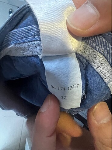 32 Beden Kot erkek pantolon