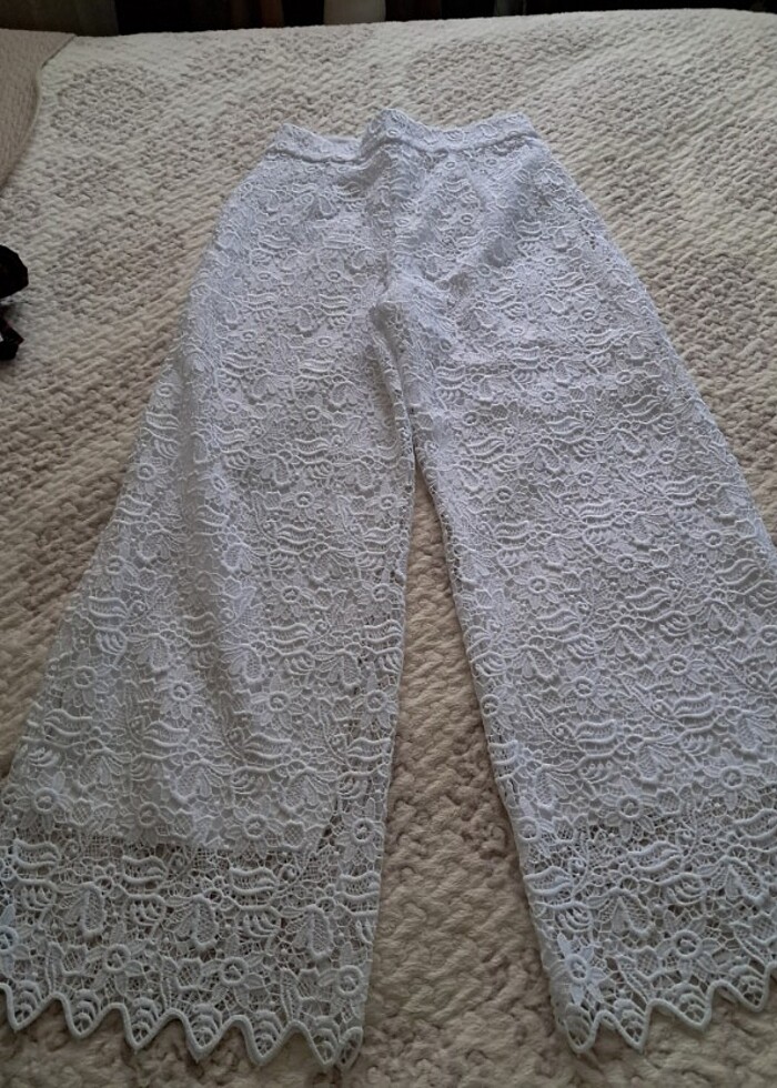 Güpür pantolon özel gecelerde kullanabilirsiniz - Görsel 3