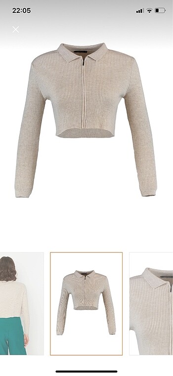 Tertemiz crop hırka