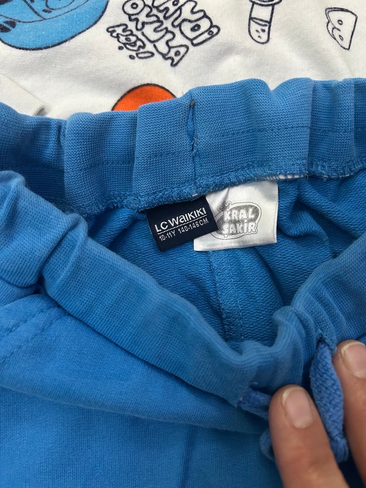 Renkli Baskılı Erkek Gecelik Takımı - Görsel 4