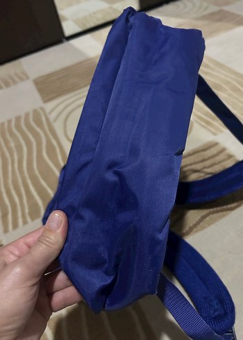 Mavi Fermuarlı Kadın Sırt Çantası Orjinal ürün - Görsel 7