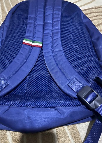 Mavi Fermuarlı Kadın Sırt Çantası Orjinal ürün - Görsel 3