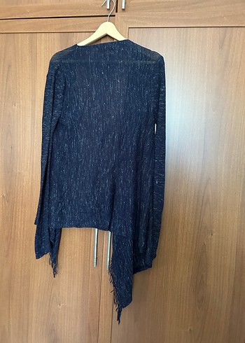 Kadın Mavi Salaş  Denim Hırka - Görsel 3