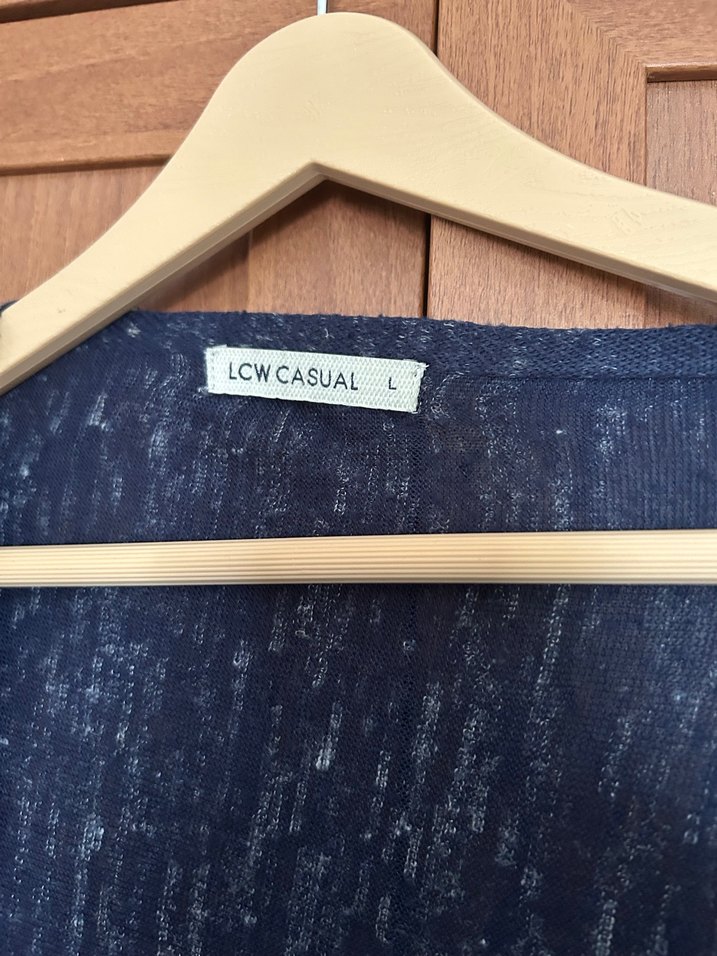 Kadın Mavi Salaş  Denim Hırka - Görsel 2