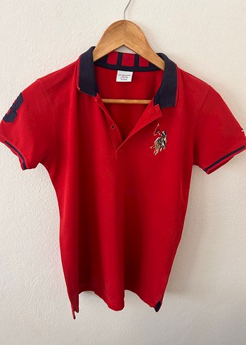 U.S. Polo Assn. Kırmızı Erkek Polo Tişört