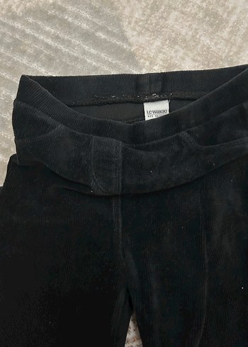 Siyah kadife çocuk tayt - Görsel 5