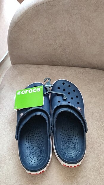 38,5 Beden lacivert Renk Crocs terlik