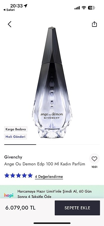  Beden Annge Ou Demon Edp 100 ml Givenchy