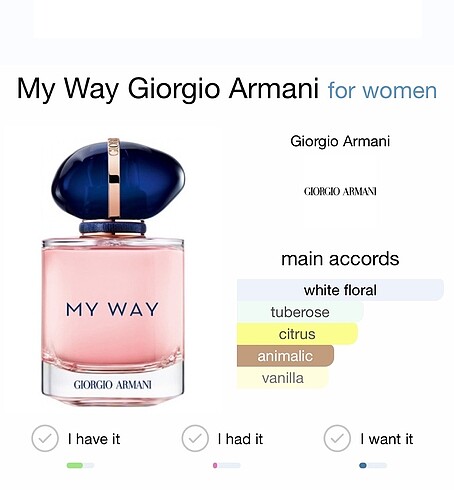 Giorgio Armani Armani my Way 30 ml parfüm