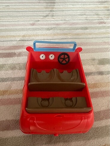 Beden Renk Peppa Pig Ailesi Araba sesli