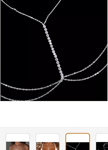 Zirkon taşlı vücut aksesuarı - Görsel 7