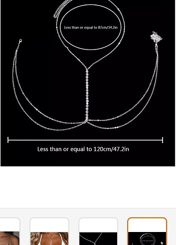 Zirkon taşlı vücut aksesuarı - Görsel 8