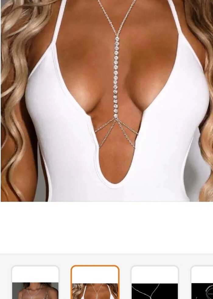 Zirkon taşlı vücut aksesuarı - Görsel 2