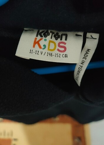 11-12 Yaş Beden lacivert Renk Sweatshirt 