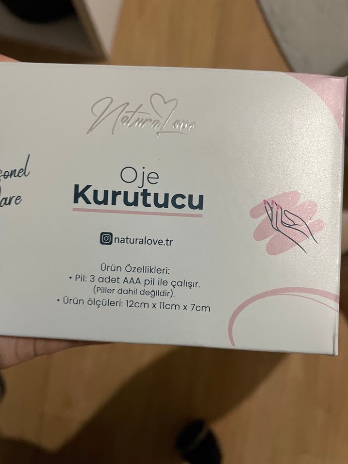 Pembe Oje Kurutucu - Naturalove - Görsel 3