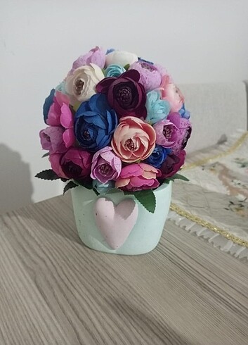Beden çeşitli Renk Yapay cicek