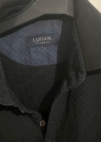 Siyah Erkek Keten Gömlek Uzun Kol - Görsel 2