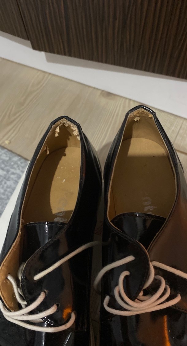 Parlak Siyah Stiletto Topuklu Kadın Klasik Ayakkabı - Görsel 2