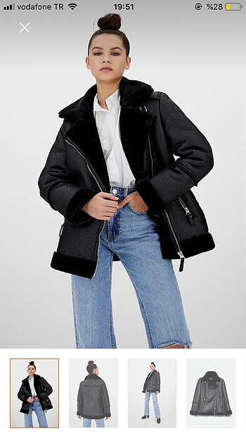 Stradivarius biker ceket