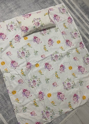 Pamuk kumaş bebek surpriz yastık - Görsel 4