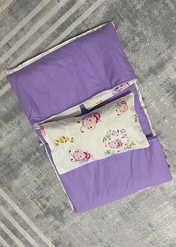 Pamuk kumaş bebek surpriz yastık - Görsel 2