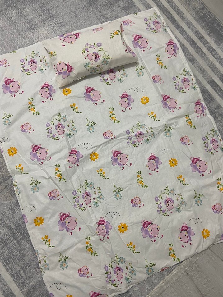 Pamuk kumaş bebek surpriz yastık - Görsel 4