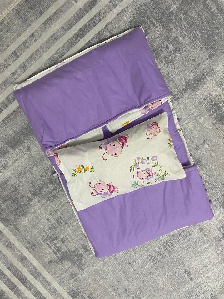 Pamuk kumaş bebek surpriz yastık - Görsel 2