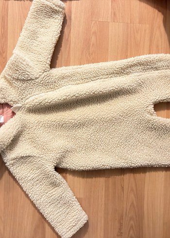 Bebek  çocuk Peluş Tulum Bej - Görsel 2