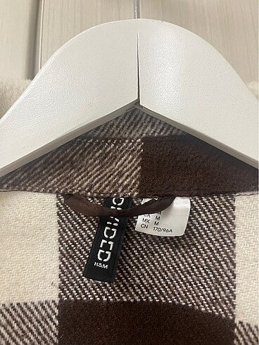 m Beden H&M marka kışlık oduncu gömlek ceket