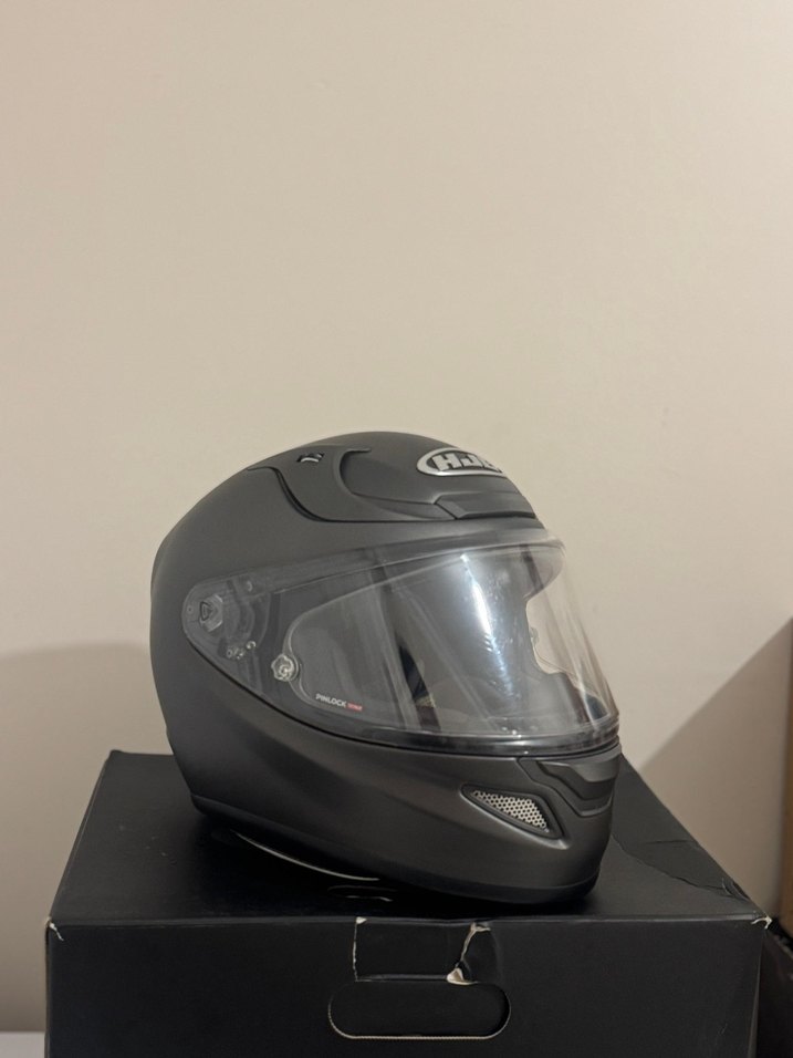 ORİJİNAL HJC RPHA 12 MAT SİYAH L BEDEN MAT SİYAH SİYAH VİZÖRLÜ - Görsel 3