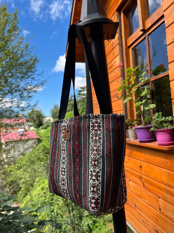 Etnik Desenli vintage mimoza kol Çantası - Görsel 3