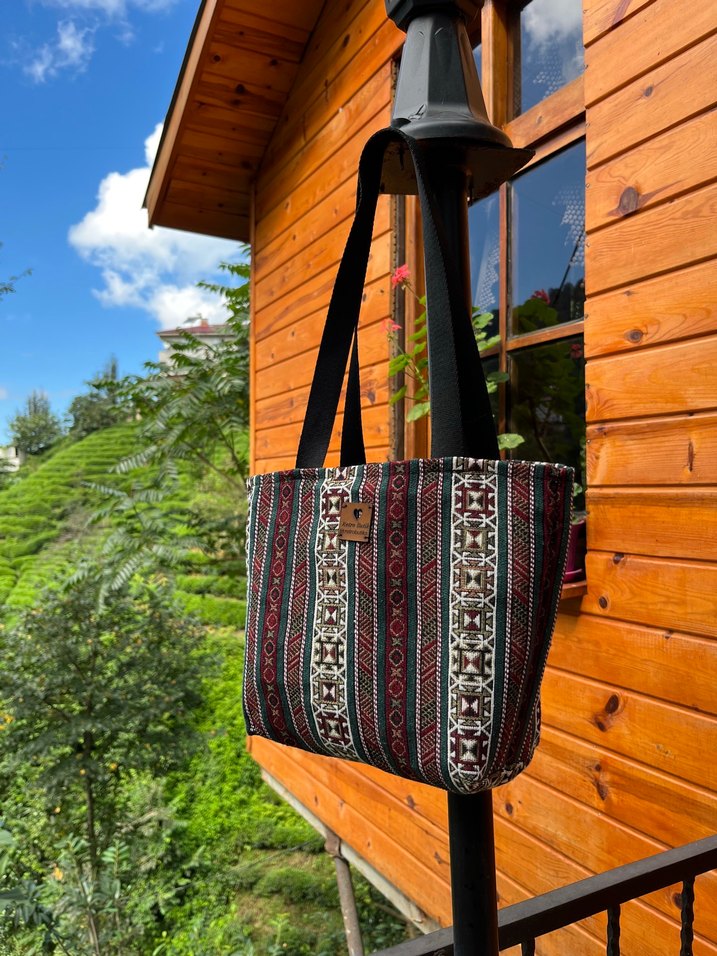 Etnik Desenli vintage mimoza kol Çantası - Görsel 2