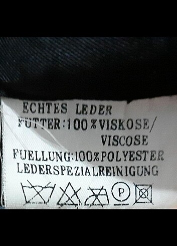 diğer Beden siyah Renk Alman Vintage Deri Ceket 