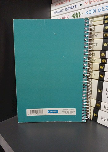 Beden Pastel Mavi Donut Tasarımlı Defter