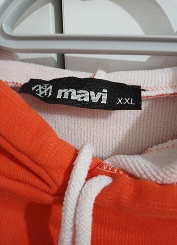 m Beden turuncu Renk Mavi Turuncu Sweatshirt