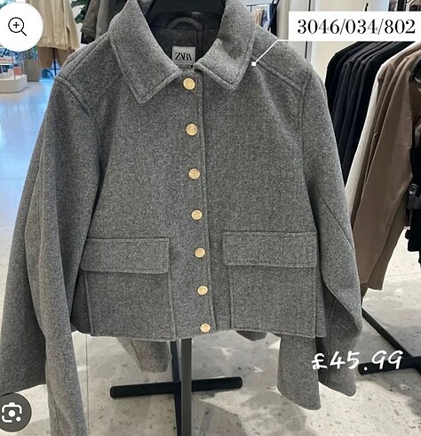 Zara gri ceket