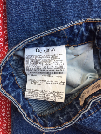 Bershka Mom Fit Kot Pantolon