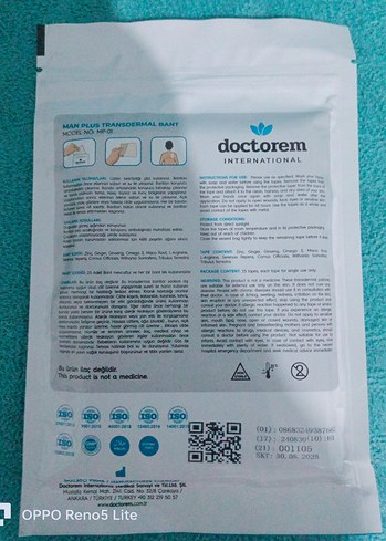Beden Doctorem International Man Plus 25 Adet Bant