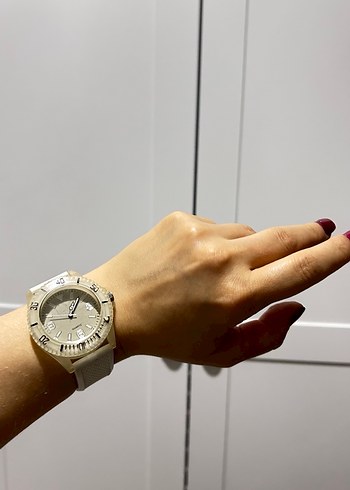 Beyaz Vintage Kadın Kol Saati - Görsel 3