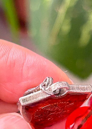 Koyu Kırmızı Bohem Erkek Tespih - Görsel 3