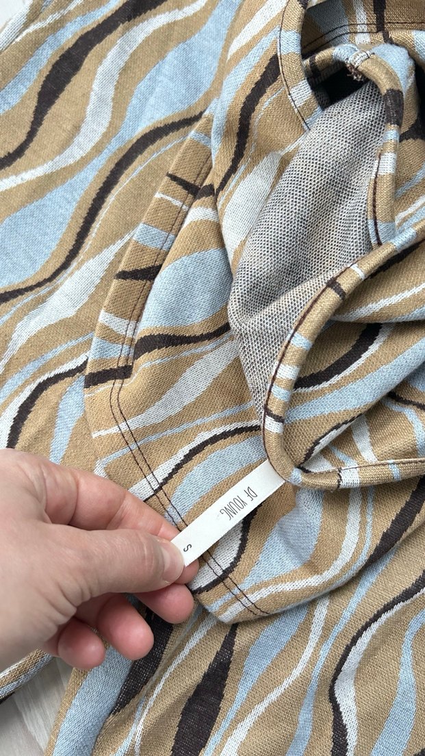 Bohem Tarz Pastel Kahverengi crop takım - Görsel 5