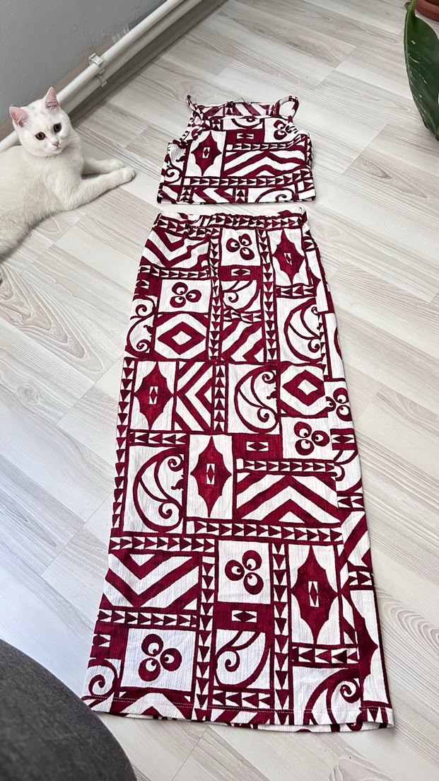 Bohem crop takım - Görsel 2