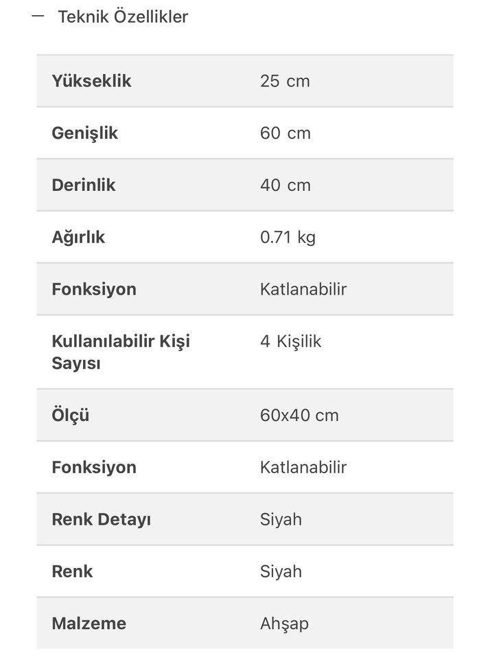 Koçtaş katlanır çanta tipi kamp masası  - Görsel 3