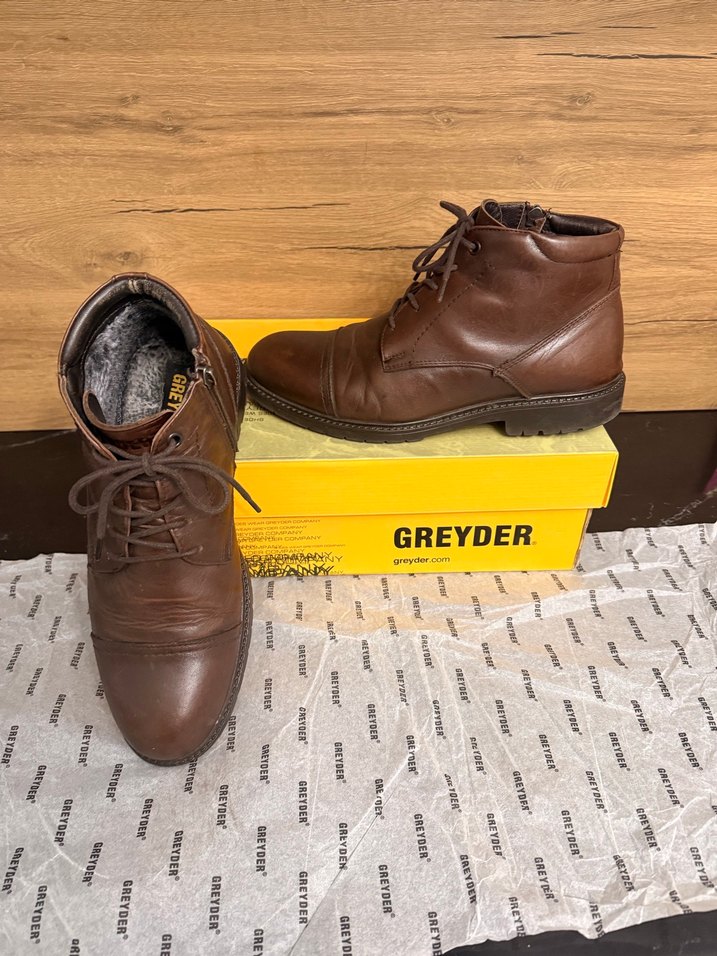 GREYDER Erkek Kahverengi Deri Bot - Görsel 2
